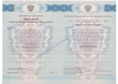 Диплом техникума или колледжа 2011-2013 года